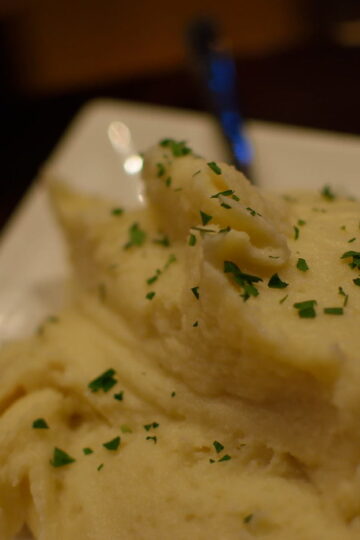 mashed garlic potato